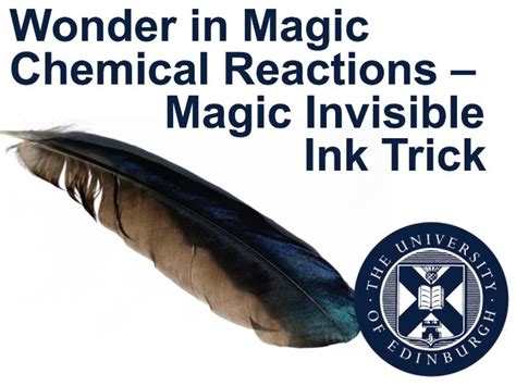 Surprising Applications of Magic Disappearing Ink